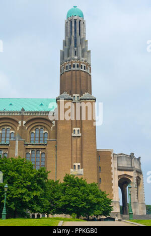 Basilique Nationale du Sacré-Coeur de Koekelberg, une Basilique Nationale du Sacré-Cœur, Bruxelles, Belgique Banque D'Images