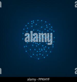 Icône face la numérisation. Système de reconnaissance faciale, Vector illustration Illustration de Vecteur