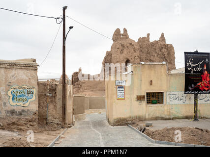Vieille ville de Nain dans la province d'Ispahan, au centre de l'Iran. Banque D'Images