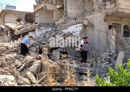 Maison Detruite Dans Les Bombardements La Guerre Photo Stock Alamy