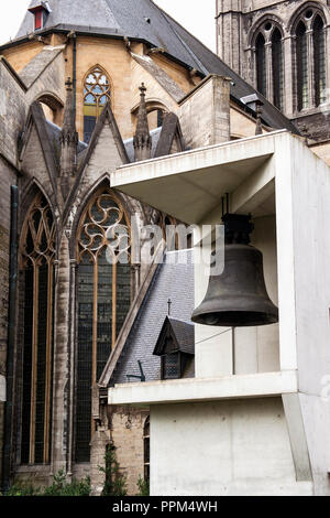 Saint Nicholas Church est l'une des plus anciennes et des repères à Gand, Belgique. Banque D'Images