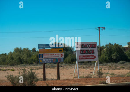 Catacomb Church ,Coober Pedy , l'Australie du Sud Banque D'Images