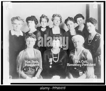 Conseil d'administration Ligue nationale de la femme Voters-Chicago Convention, Février 1920 Banque D'Images