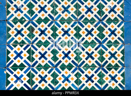 Vintage des azulejos, carreaux traditionnels portugais Banque D'Images