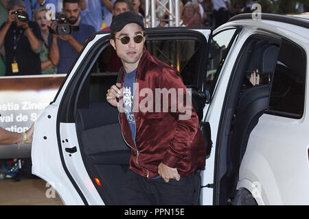 San Sebastian, Espagne. 26 Sep, 2018. ROBERT PATTINSON est vu en arrivant à l'hôtel Maria Cristina au cours de 66ème Festival du Film de San Sebastian. Crédit : Jack Abuin/ZUMA/Alamy Fil Live News Banque D'Images