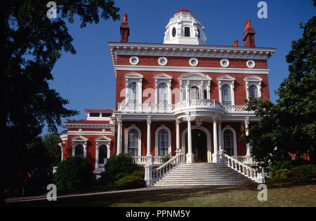 Johnston-Felton-Hay House, Macon, Ga Banque D'Images