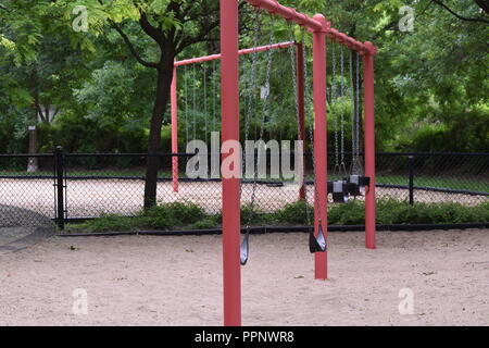 Aire déserte à Montréal Canada au cours de l'été 2018 Banque D'Images
