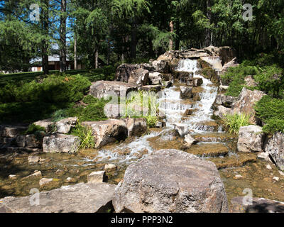 Jardin Japonais Kurimoto, Alberta, Canada Banque D'Images