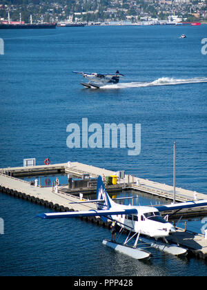 Sea plane un service de taxi de Vancouver Banque D'Images