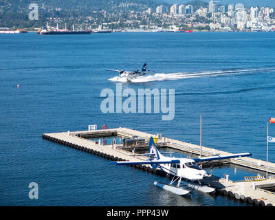 Sea plane un service de taxi de Vancouver Banque D'Images