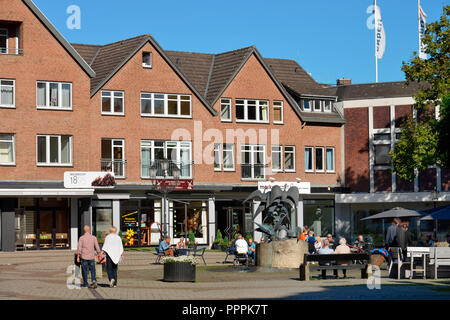 Gaensemarkt, Herford, Nordrhein-Westfalen, Deutschland, la station de métro Gänsemarkt Banque D'Images