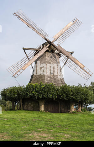 Moulin à vent, du Destel, Lommel, Minden-Luebbecke, East Est-lippe, Rhénanie du Nord-Westphalie, Allemagne Banque D'Images