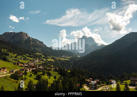 Paysage classique dans les Dolomites, Italie Banque D'Images