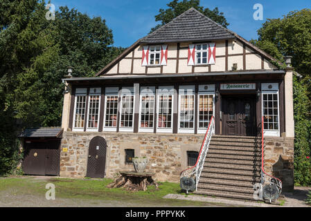 Maison de faisan, castle hotel, Werder, Minden-Luebbecke, East Est-lippe, Rhénanie du Nord-Westphalie, Allemagne Banque D'Images