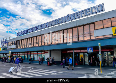 La borne A, Flughafen Schönefeld, Brandebourg, Allemagne Banque D'Images