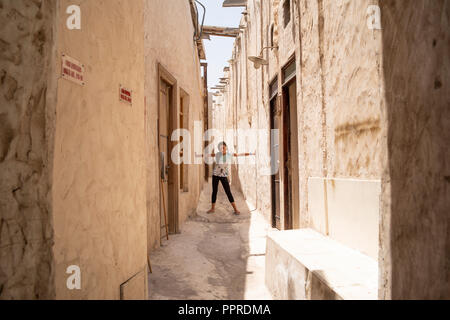 DOHA, QATAR - 4 août 18 : Le souk Wakif est l'un des principaux marché traditionnel à Doha, Qatar - Moyen-Orient le 4 août 2018. Banque D'Images