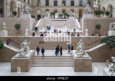 Musée du Louvre à Paris, France Banque D'Images