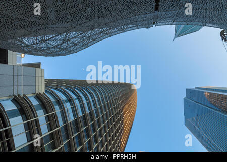 Tour de Salesforce et de transit, avec d'autres habitations à centre-ville de San Francisco, California, United States. Banque D'Images