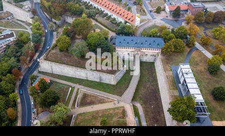Citadelle de Petersberg ou Zitadelle Petersberg, Erfurt, Allemagne Banque D'Images
