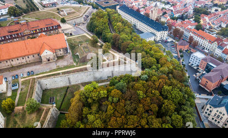 Citadelle de Petersberg ou Zitadelle Petersberg, Erfurt, Allemagne Banque D'Images