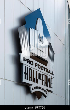 Pro Football Hall of Fame, Canton, Ohio, USA. Banque D'Images