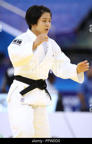 Tsukasa Yoshida (Japon), Septembre 22, 2018 - Judo : le championnat du monde de judo 2018 Bakou -57kg des femmes au niveau national Salle de gymnastique à Baku, Azerbaïdjan. (Photo de Sho Tamura/AFLO SPORT) Banque D'Images