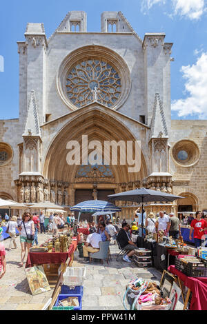 Tarragone, Espagne - 15 juin 2014 : Tarragone Cathédrale de Santa Maria Banque D'Images