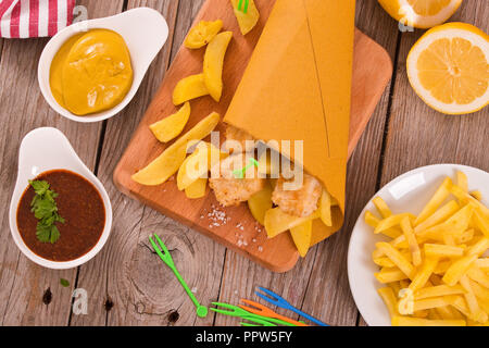 Fish and chips. Banque D'Images