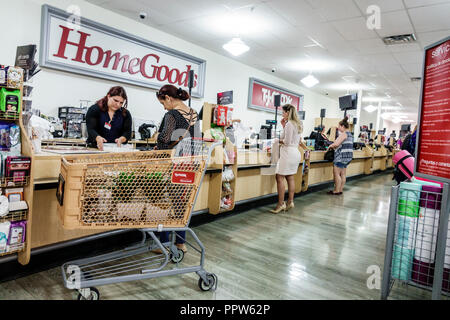 Miami Florida, Kendall, T.J. TJ Maxx HomeGoods, shopping shopper shoppers magasin marchés marché achats vente, magasin de détail magasins busine Banque D'Images