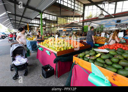 Produits frais au marché populaire Rusty's dans la rue Sheridan, à Cairns, Far North Queensland, Queensland, Australie, FNQ Banque D'Images