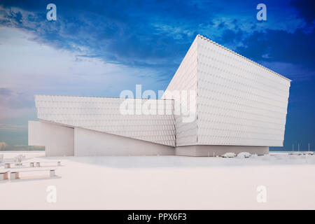 Le rendu 3D, la visualisation des bâtiments commerciaux , moderne Banque D'Images