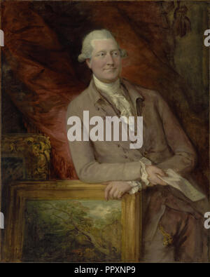 Portrait de James Christie, 1730 - 1803, Thomas Gainsborough, anglais, 1727 - 1788, 1778 ; Huile sur toile, 127,6 × 102,2 cm Banque D'Images