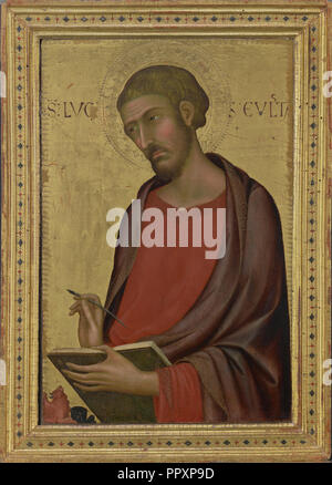 Saint Luc ; Simone Martini, Italien, Giovanni Segantini, environ 1284 - 1344, Sienne, Toscane, Italie ; s ; 1330 Tempera et or sur panneau Banque D'Images