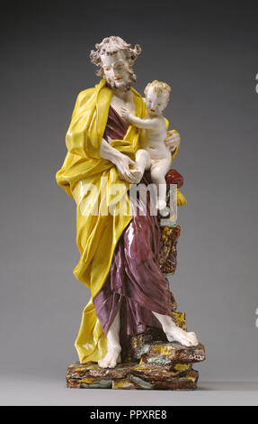 Saint Joseph avec l'Enfant Jésus ; attribué à Gennaro Laudato, Italien, actif dans les années 1790) Banque D'Images