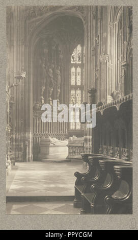 L'Abbaye de Westminster, la chapelle d'Henry VII ; Frederick H. Evans, britannique, 1853 - 1943, 1911 ; platine imprimer ; 24,2 x 14,7 cm Banque D'Images