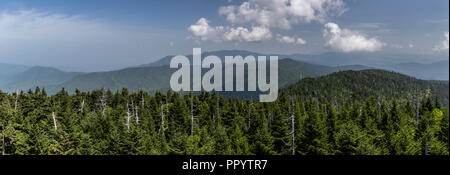 Smoky Mountains Scenic Landscape Banque D'Images