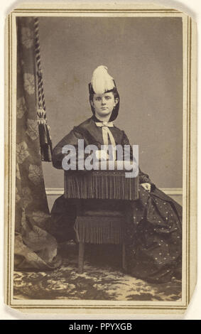 Mlle. Gerselman ; Jessie J. Groom, États-Unis, actif à Philadelphie, Pennsylvanie, 1860 1864 - 1866, à l'albumine argentique Banque D'Images