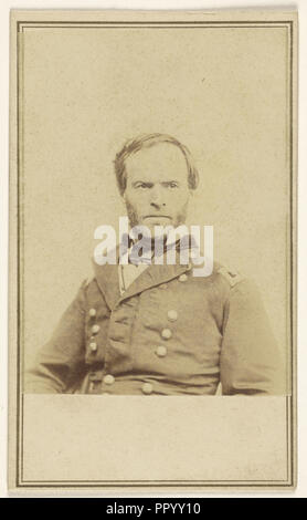 William Tecumseh Sherman, 1820 - 1891, le Studio de Mathew B. Brady, américain, environ 1823 - 1896, environ 1862 ; Albumen silver Banque D'Images