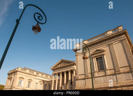 Le Palais de Jusstice avec la cour d'appel de Montpellier, dans le sud de la France Banque D'Images