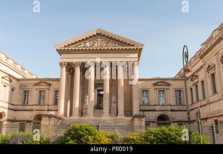 Le Palais de Jusstice avec la cour d'appel de Montpellier, dans le sud de la France Banque D'Images