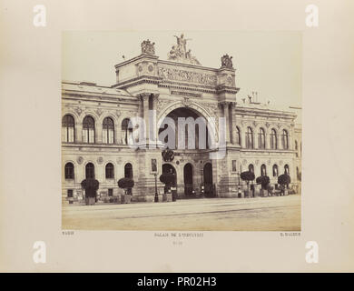 Palais de l'Industrie, n° 50, Édouard Baldus, Français, né en Allemagne, 1813 - 1889, Paris, France ; 1860 ; à l'albumine argentique Banque D'Images