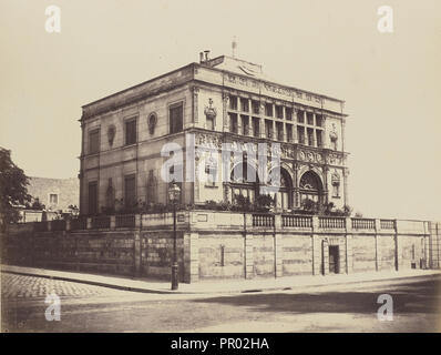 Maison de François I, n° 67, Édouard Baldus, Français, né en Allemagne, 1813 - 1889, Paris, France ; 1860 ; à l'albumine argentique Banque D'Images