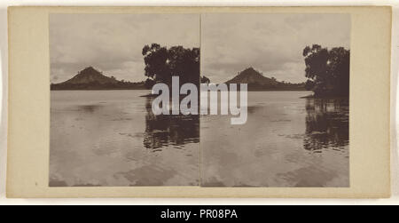 Lac de Ranchi, Ranchi ; vers 1900 ; argentique Banque D'Images