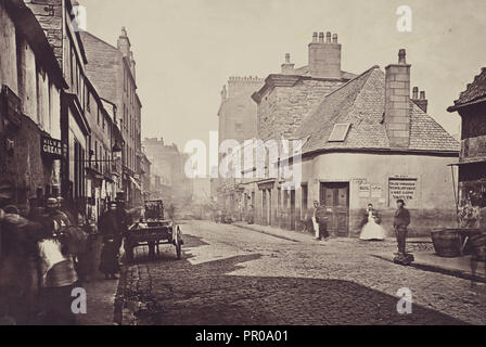 Main Street, Gorbals, regardant vers le Nord ; Thomas Annan, Écossais,1829 - 1887, Glasgow, Écosse, 1868 - 1871 négatif ; print 1877 Banque D'Images