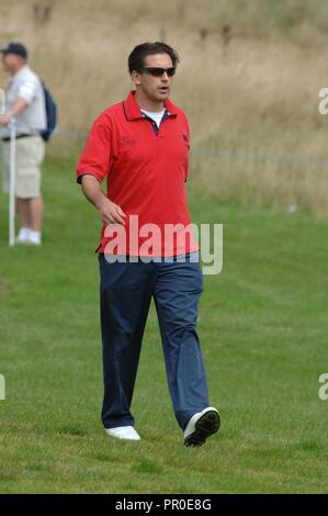 L'ensemble*Star Cup Celebrity Golf Tournament se met en branle à la Celtic Manor Resort, Newport, Pays de Galles aujourd'hui ( samedi 26/8/06 ) avec les équipes américaines et européennes qui pose pour des photos de l'équipe avant le début de l'événement. L'acteur William Baldwin. Banque D'Images