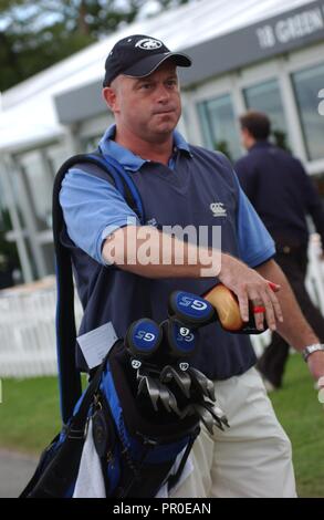 L'ensemble*Star Cup Celebrity Golf Tournament se met en branle à la Celtic Manor Resort, Newport, Pays de Galles aujourd'hui ( samedi 26/8/06 ) avec les équipes américaines et européennes qui pose pour des photos de l'équipe avant le début de l'événement. Acteur Ross Kemp. Banque D'Images