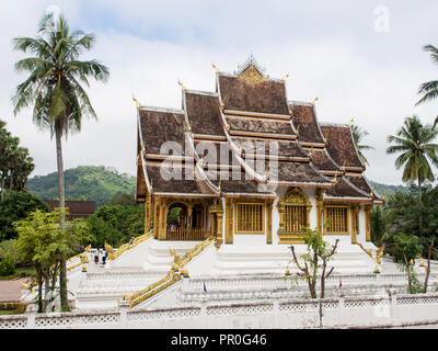 Haw Pha Bang temple, partie du complexe du Musée National, Luang Prabang, Laos, Indochine, Asie du Sud, Asie Banque D'Images