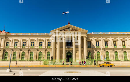 Une vue de face du Palacio National Building à San Salvador, El Salvador, l'Amérique centrale Banque D'Images