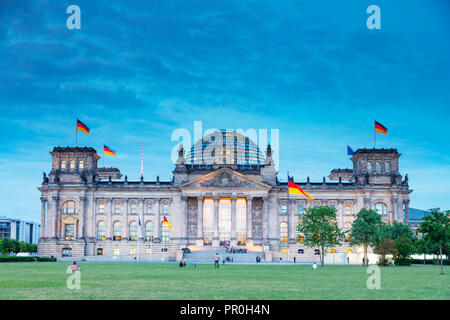 Le Reichstag, Berlin, Germany, Europe Banque D'Images