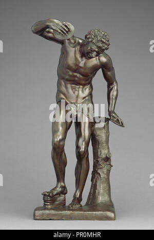 Dancing Faun ; Giovanni Battista Foggini, Italien, 1652 - 1725, Florence, Italie, 1700 ; bronze ; 54 cm, 21 à 1,4 Banque D'Images